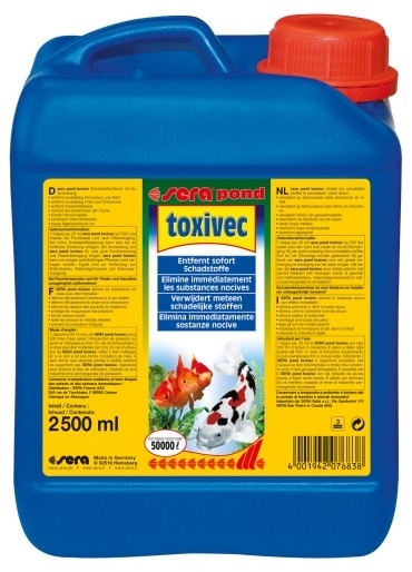 Экстренная помощь водоему Sera pond Toxivec 2,5L Экстренная помощь водоему Sera pond Toxivec 2,5L