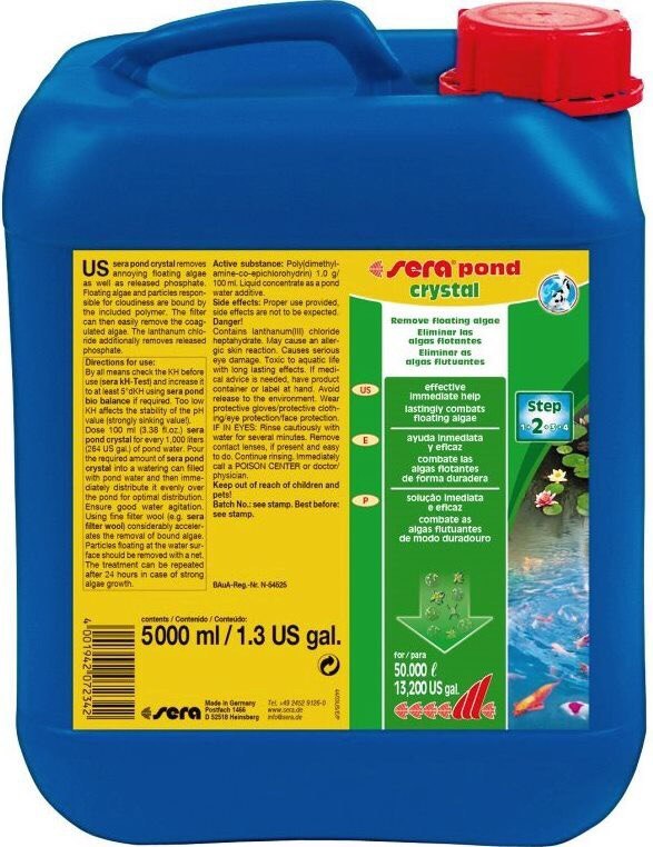 SERA pond CRYSTAL 5 л на 50.000 л SERA pond CRYSTAL 5 л на 50.000 л