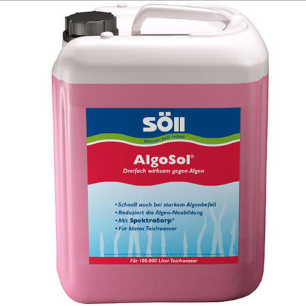 Средство против водорослей Soll AlgoSol 2,5L. на 50.000 л. воды Средство против водорослей Soll AlgoSol 2,5L. на 50.000 л. воды