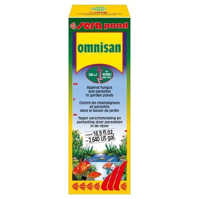 Средство от паразитов и грибков Sera pond Omnisan 500ml Средство от паразитов и грибков Sera pond Omnisan 500ml