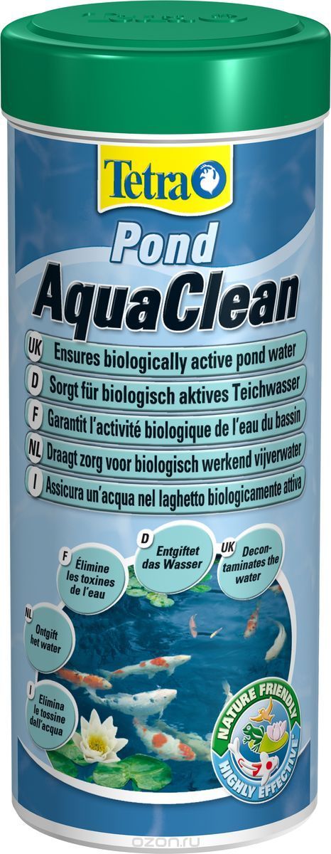 Tetra Pond AquaClean 300ml, против запаха в пруду, на 6000 литров Tetra Pond AquaClean 300ml, против запаха в пруду, на 6000 литров
