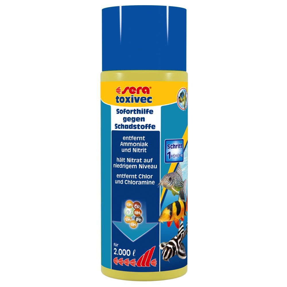 Экстренная помощь водоему Sera pond Toxivec 500ml Экстренная помощь водоему Sera pond Toxivec 500ml