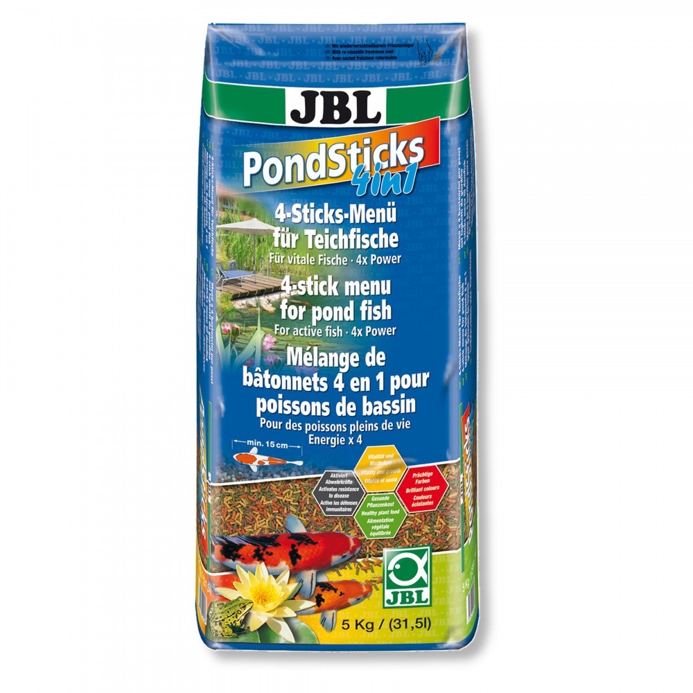 JBL Pond Sticks 4in1 31.5 литров 5кг. JBL Pond Sticks 4in1 31.5 литров 5кг.