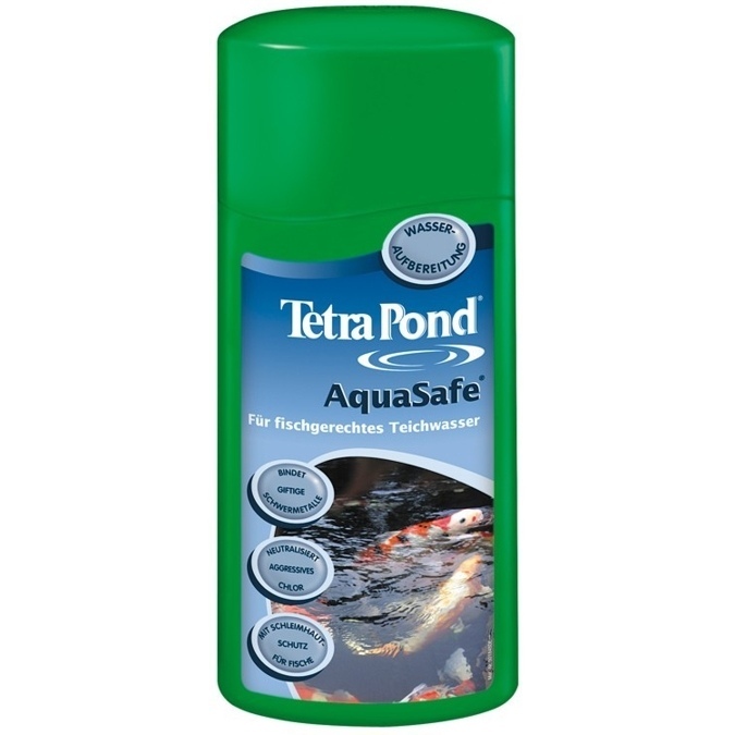 Tetra Pond AquaSafe 500ml, кондиционер для прудовой воды на 10000 литров Tetra Pond AquaSafe 500ml, кондиционер для прудовой воды на 10000 литров