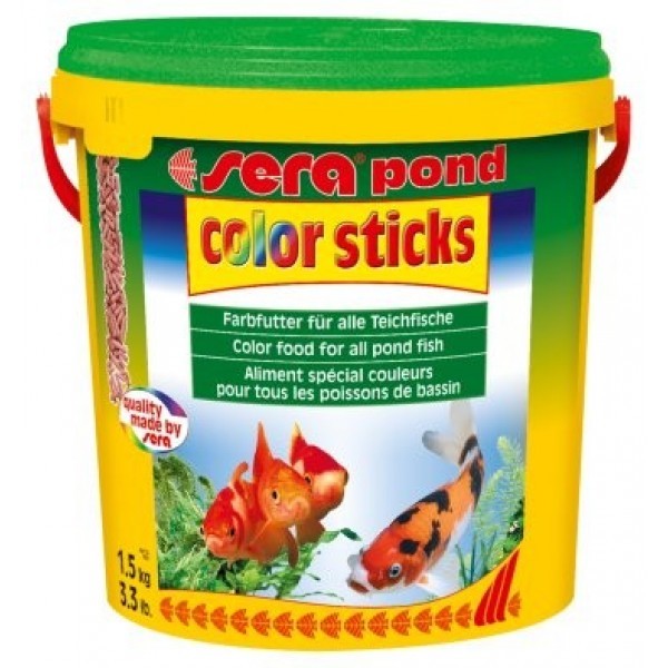 Корм для прудовых рыб SERA POND COLOR STICKS 10L Корм для прудовых рыб SERA POND COLOR STICKS 10L